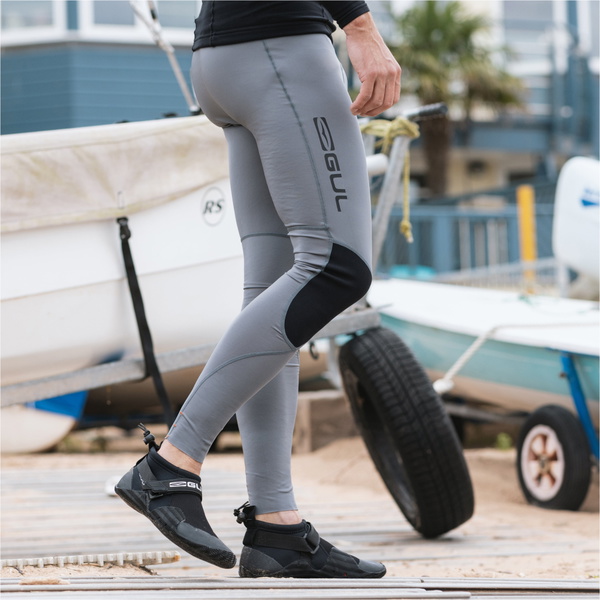 2026 Gul Mens UV Protection Recore Legging RG0376-GYBK - Grey / Black